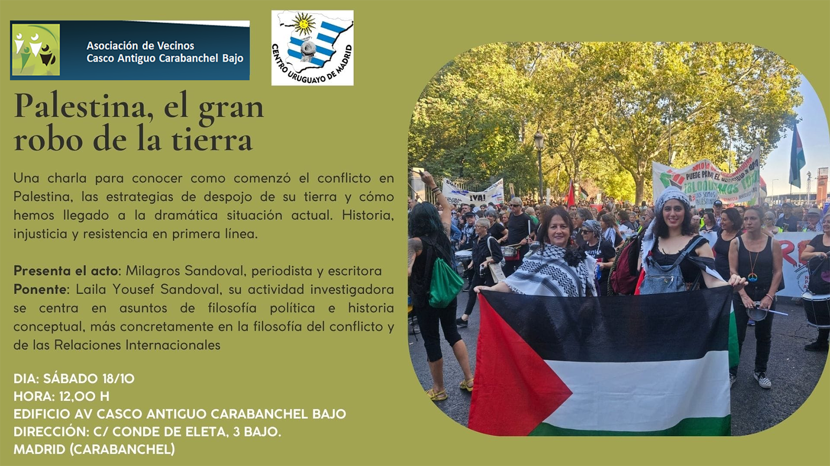 ACTO POR PALESTINA